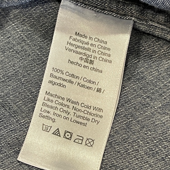 J Crew Denim Long Sleeve Size Small Petite - Picture 7 of 12